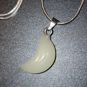 Quartz chakra pendant 925 silver plated necklace